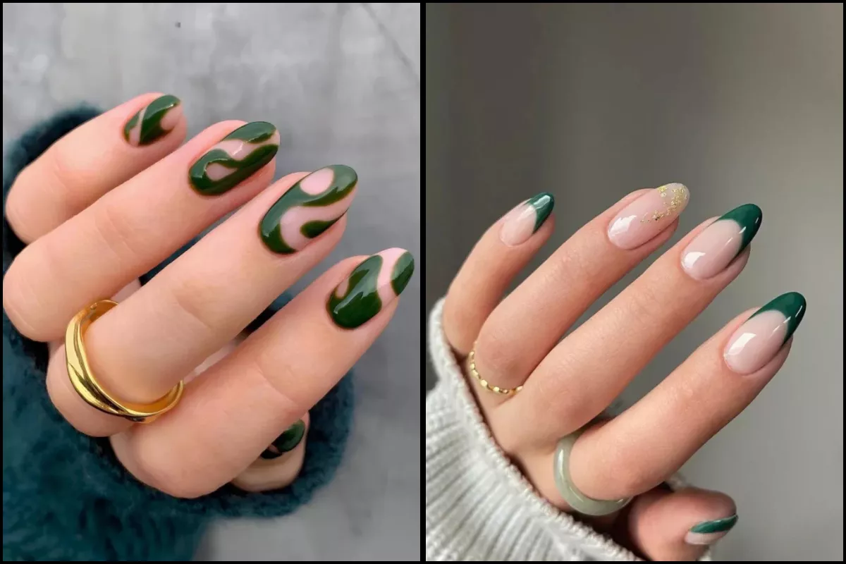 21 Green Almond Nails That Make Your Hands Look Longer