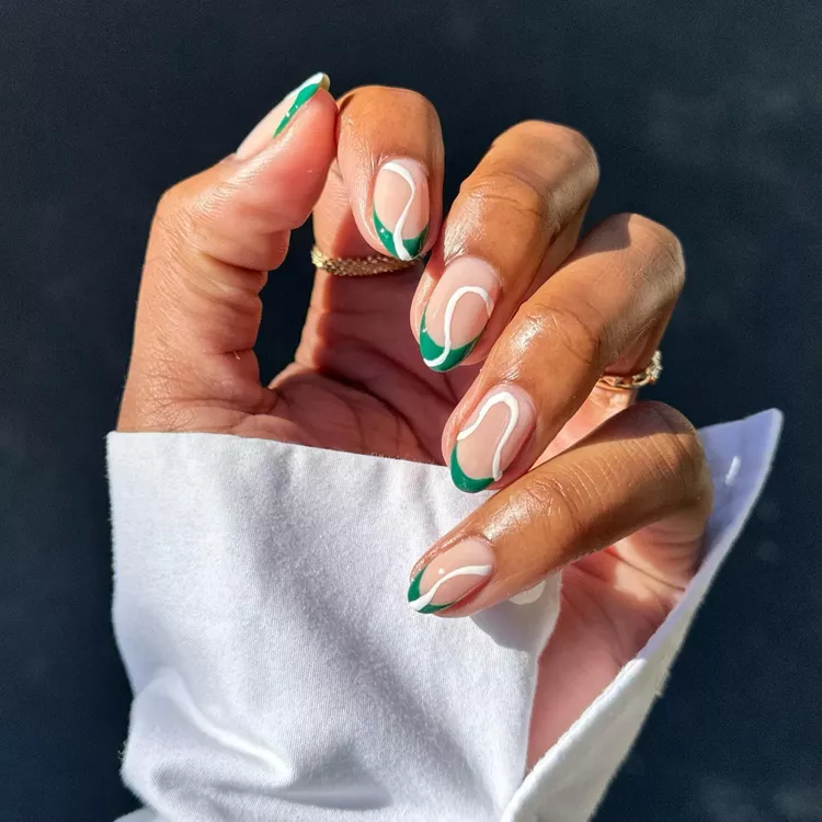 Green Nails for Spring