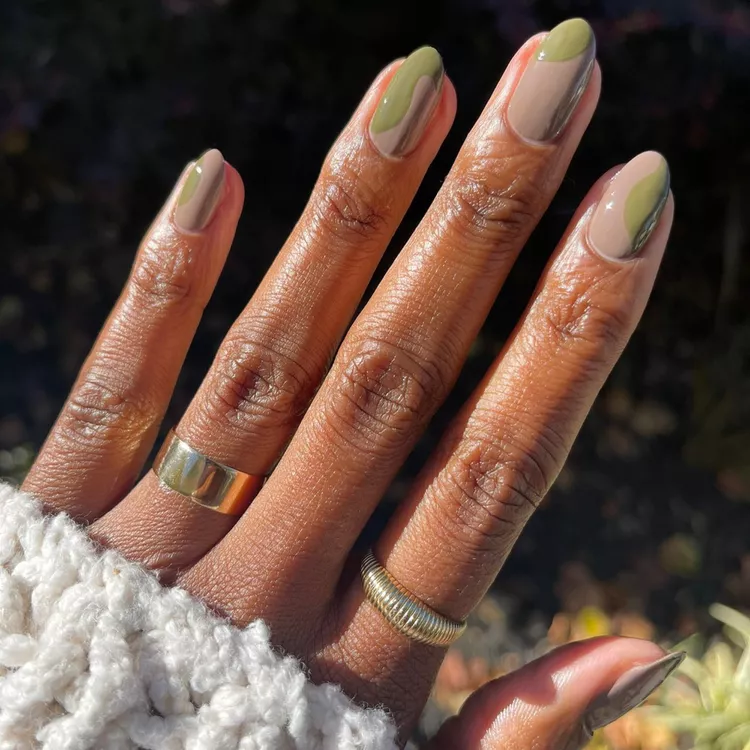Green Nails for Spring