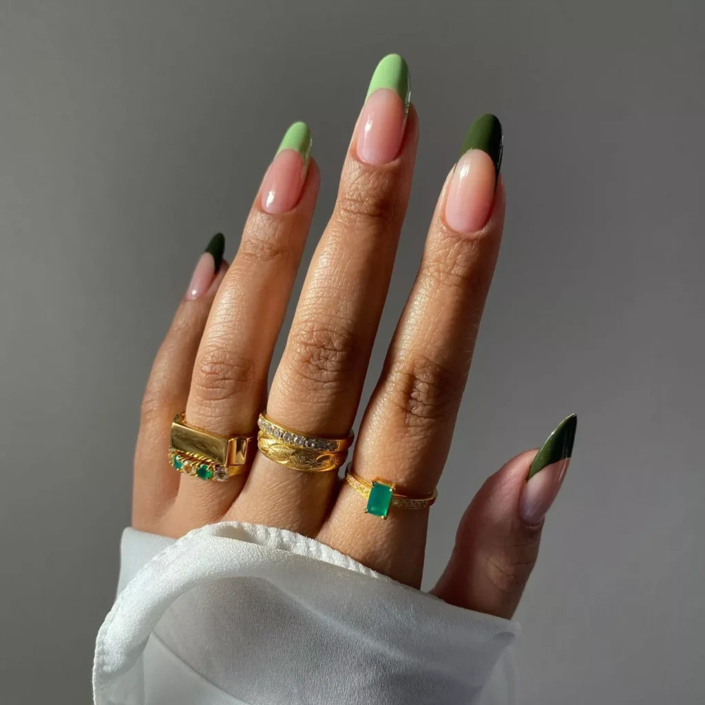 Green Nails for Spring